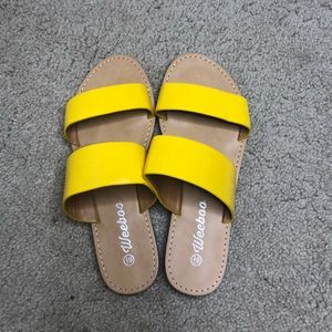 yellow sandals